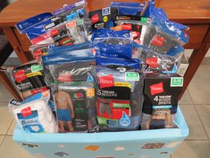 Underwear Drive for Sharing House is a Success!